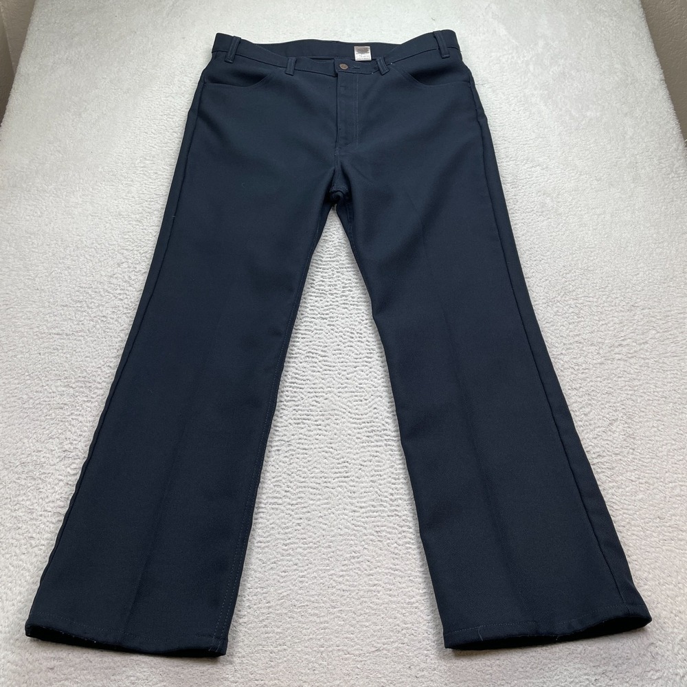 Vintage Y2K Men's Levi's Sta-Prest 517‎ Dark Blue 40x30 (Fits 38x30)